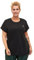Zizzi Active by Damen Große Größen T-Shirt Kurzarm Gr 46-48 Black