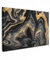 MuchoWow© Bilder 60x40 cm Wohnzimmer Goldene Deko Modern Wandbild Foto auf Leinwand Bild Schlafzimmer Room Decor Geschenke Marmor - Acryl - Gold - Luxe - Abstrakt