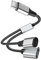 GELRHONR Cavo Splitter USB C a Doppia Femmina, OTG Adattatore di Ricarica Con Female C e A, Extender Hub per Stampante/Tastiera/Flash Drive/Laptop/LED 0,3M (da 1 a 2)