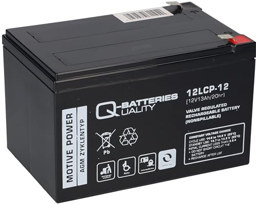 Akku passend für Panasonic LC-CA1212PG1 12LCP-12 12V-13Ah AGM Batterie QB