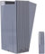 Operitacx Rastrelliera Porta Badge Supporto Da Parete Per Portacartellini Organizzatore Di Carte Portaschede Perforate Porta Slot Porta Carte Orologio a Punzone Cane Ufficio Bianca Plastica