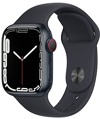 APPLE Watch S7 Alu 41MM Midnight MKHQ3FD/A, Aluminium, Alluminio: Mezzanotte (Ricondizionato)