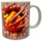 Taza de cerámica con mano de personaje animado, la taza ideal para tu café perfecto, taza creativa, tazas únicas para momentos inolvidables