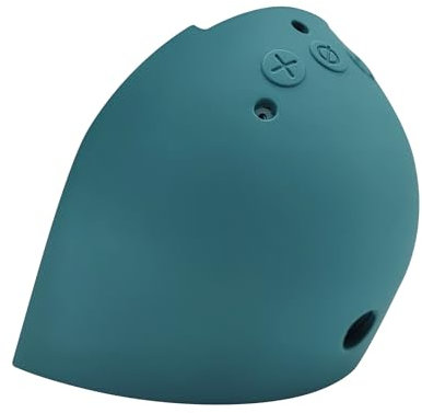 Compatible with theAmazon Echo Pop (2023 Release) Thickened Silicone Protective Cover, The base is more stable, 360° protection, and a close fit with The speaker housing (Midnight Teal)