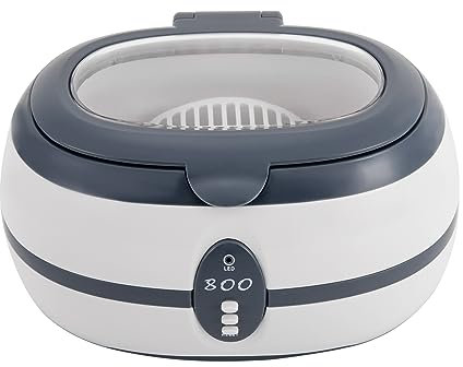 Ultraschallreinigungsgerät, 35W 40kHz Ultraschallgerät, 600ml Tankinhalt Ultraschall Reinigungsgerät, Brillenreinigungsgerät Ultraschallbad Ultraschallreiniger für brille Uhren Zahnersatz Münzen Uhre