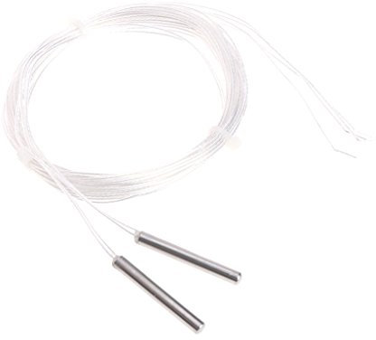 2 Stück elektrische 4 mm x 30 mm Platin-Widerstandstemperatur mit Edelstahlschalen