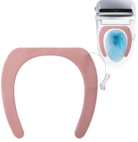 Riscaldatore per sedile WC - Scalda sedile WC leggero | Coprisedile WC, Comodo, Lavabile, Ricarica USB, Riscaldamento Veloce e Costante, Installazione Facile, Scaldasedile WC, Regalo per l'inverno e