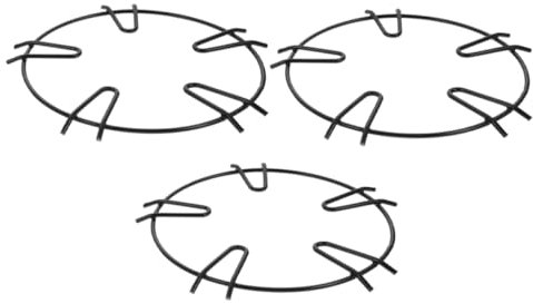 Cabilock 3pcs Milk Pot Holder Five Ears Heavy-duty Bracket Rack Gas Stove Pan Holder Stove Top Stand Egg Boiler Cooktop Stand Egg Steamer Rack