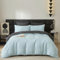 Gezu Bettwäsche 135x200cm Baumwolle Blau Hellblau 2Teilig Einzelbett Oeko-TEX® Standard Zertifiziert Bettwäsche Set Weich Wendebettwäsche Bettbezug 135x200 und 1 Kissenbezüge 80x80 mit Reissverschluss