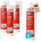 4x Alfa Caravan-DICHT 300 ml Montagekleber Wohnwagen Caravan Wohnmobil abdichten - dauerelastischer, schnell abbindender Hybriddichtstoff - ideal für Fugen - innen und außen
