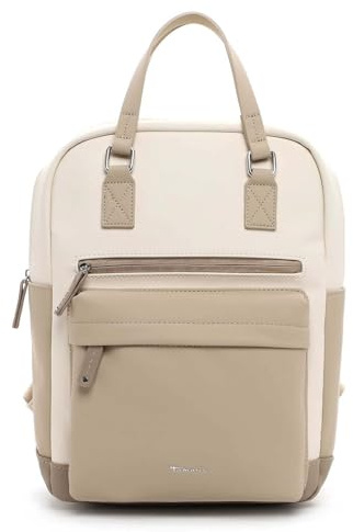 Tamaris Freizeitrucksack Laptoprucksack mit Laptopfach Gianna Cityrucksack Beige