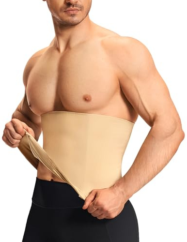 Nebility Ceinture Compression Abdominale pour Hommes Minceur Gaine Amincissante Ventre Plat Invisible Soutien du Dos