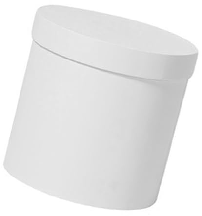 Runde Papier Blumenzylinderbox für Blumensträuße Weihnachten Event Weiß | Hochzeiten und Besondere Anlässe, Hält Blumen Formstabil, Modern und Raffiniert