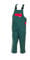 Planam 166098 Salopette enfant Taille 98/104 Vert Moyen/Rouge Moyen