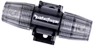 Rockford Fosgate Einfacher Inline-AGU Sicherungshalter für Drähte im Standard 4 AWG oder 8 AWG