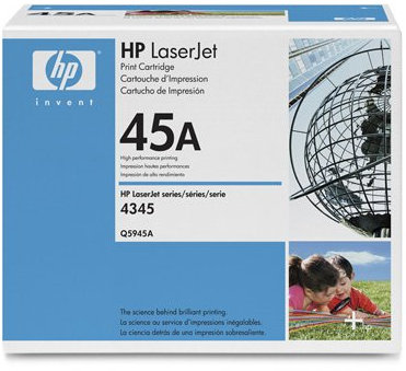 Hewlett Packard -HP- Laserjet M4345XMMFP (Q5945A) original Toner-Kartusche - Schwarz