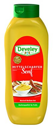 DEVELEY Mittelscharfer Senf, 4er Pack (4 x 875 ml)