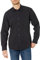 Amazon Essentials Men's Regular-Fit Long-Sleeve Casual Poplin Shirt, Black, L