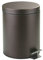 iDesign Bote para residuos, de acero, con pedal y balde interior, de 5 l, para cuarto de baño, cocina, oficina, Bronce