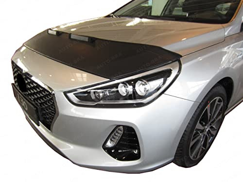 AB-00997 Auto BRA kompatibel mit Hyundai i30 Bj. ab 2017 Haubenbra Steinschlagschutz Tuning Bonnet Bra