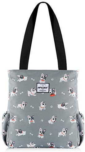 HAWEE Donna Borsa della Spesa Tote con Zip Leggera a Tracolla Casual a Mano Moda Grande Impermeabile Borsetta per Viaggio Scuola Lavoro Quotidiano Vita Yoga Spiaggia