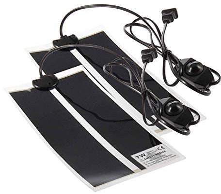 Liuer 2PCS Mat Tapis Température Adjustable Chauffage Chauffant avec Réglage de la Température Tapis Chauffant pour Reptiles Serpents,Tortue,GeckosLéopard,Lézards,Araignées,Amphibien (7W)