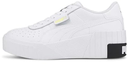 Puma - Damen Cali Wedge Schuhe, 37.5 EU, Puma White/Puma White