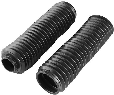 1 Paar Schwarz Motorrad Gabel Rohre Stiefel Gummihülse Stoßdämpfer Abdeckung Für CQR ATV Dirt Bike Für Staubschutz Faltenbälge Motorrad Gabel Faltenbälge Für Motorradgabeln C