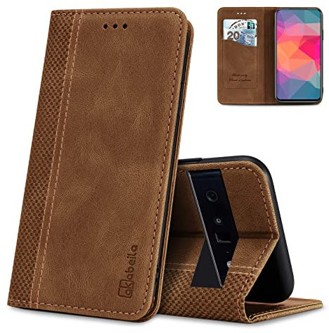 AKABEILA Hülle für Google Pixel 6 Pro Handyhülle Leder Flip Case Ständer PU Brieftasche Schutzhülle Klapphülle Tasche Case mit [Kartenfach] [Standfunktion] [Magnetisch]