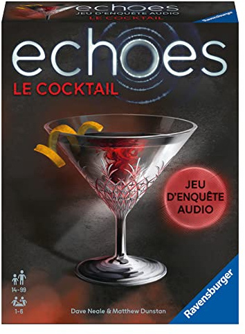 Ravensburger - Echoes Le Cocktail - Audio-Umfragespiel für Kinder ab 14 Jahren - 1 bis 4 Spieler - Funktioniert mit Einer kostenlosen Smartphone-App - Mixed - 20665 - französische Version