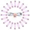 GORGECRAFT 20pcs 3 Inch Holographic Clear Cable Strap Ties Plastic Reusable Foldable Portable Laser Cord Ties Cable Organizer Management for USB Cable Headphone Wires Bundling Organizing Holding Stuff