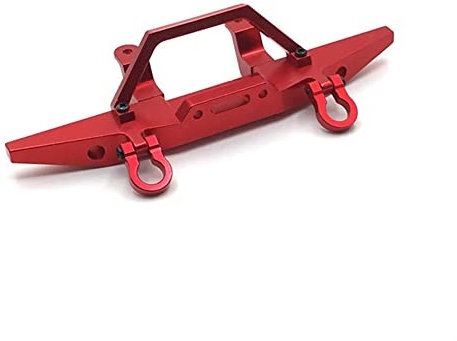 WORKSDUO Fernbedienungsauto -Zubehör Metall Upgrade Frontschutz for Mn Modell D90 D91 D96 MN98 99s Land Rover Defender Upgrade Replacement Spare Parts Accessories ( Color : Red )