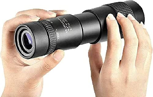EQEEN Teleskop 4k 10-300x40mm Super Tele Zoom Monokulares Teleskop Tragbares Teleskop 300-fache Vergrößerung