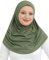 Prien Chic Hijab Für Damen, Türkisch Kopftuch Muslim, Frauen Konfektionskleidung Schal Kleider, Muslim Weicher Jersey Kopftücher, Burka, Easy Hijab Set, Muslimisch Abaya (Khaki)