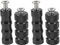 Motorrad-Schalthebel Anti-Rutsch-Schalthebel Bremshebel Fußrasten Pedal 6 Mm Loch Motorrad Fußrasten Fußrastenanlage CNC-Prozess für M6 6 Mm Befestigungsschrauben Motorrad (Schwarz)