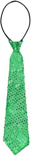 Balinco Pailetten Krawatte (Grün)