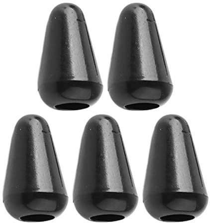5 Stücke Kippschalter Knopf Spitzenkappe Tonabnehmer-Wahlschalterspitze Kunststoff-Gitarren-Kippschalter-Knopfspitze für E-Gitarren-Ersatzteile