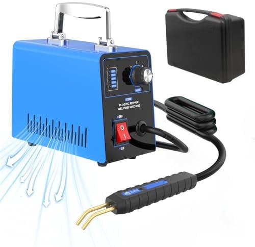 Kit Riparazione Paraurti in Plastica - PARAOUTIL Saldatore per Plastica con 600 Graffette Saldatore Paraurti 15W 35W 45W 65W 80W Regolabile Pistola Saldatura Plastica per Saldatura Riparazione Crepe