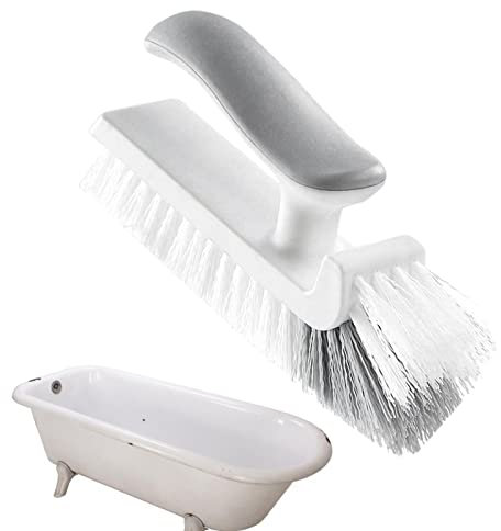 Lambo Cepillo Paredes | Fregadora bañera Multifuncional | Cepillo Fregar para Limpiar, Cepillo Fregar con un raspador Agua para la Pared del Lavabo del baño