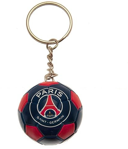 FOCO Porte-clés Football Paris Saint Germain FC, bleu, Approx 35mm in diameter