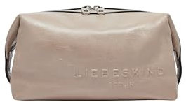 Liebeskind Berlin ELVIRA PAPER TOUCH CRINKLE Pouchette Beauty Pouch Accessories M, jade (HxBxT 13cm x23.5cm x14cm)