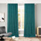 WOLTU Samtvorhang Gardinen mit Kräuselband Vorhang Blickdicht 135x260 cm, 2er Set Verdunklungsvorhänge Samt Thermovorhang Kälteschutz, Velvet Samt Curtains für Deko Schlafzimmer Wohnzimmer, Dunkelgrün