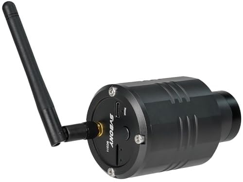 Svbony SC311 Telescopio WiFi Cámara Astronómica, Conexión WiFi de 4 Puntos Ocular Electrónico con Sensor CMOS IMX662, Ocular del Telescopio con Tarjeta TF de 32GB para EAA y Fotografía Planetaria
