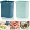 Tulobi Lot de 2 trancheuses à fruits en acier inoxydable - Mini trancheuse à salade rapide - Gadget de cuisine créatif (bleu marine + cyan)