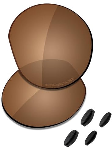 Saucer Premium Replacement Lenses for Oakley HSTN OO9464 52mm Sunglasses High Defense - Amber Brown Polarized