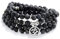 Om Mala Perlen 108 Meditation Mantra Halskette Armband für Männer oder Frauen Gebet (Labradorit (Labradorite))