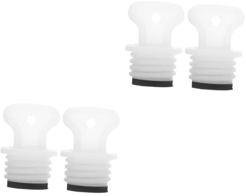 FRCOLOR Pack of 4 Hot Water Bottle Stoppers, Leak-Proof Water Bottles Closure for Hot Water Bags, Lid of Hot Water Bag, Anti-Leak Plug