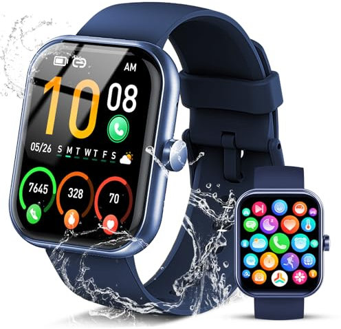 Coucur Smartwatch Laufuhr IP68 wasserdicht, Schrittzähler