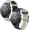 CHULN 2 Pezzis 22mm Cinturino per Xiaomi Mi Watch/Xiaomi Watch S1 Pro/S1 Active/S1/S2/S3/2/2 Pro/Xiaomi Mi Watch Color Sport, 22mm Sportiva Cinturino in Silicone di Ricambio per Smart Watch.