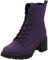 Palado Stiefeletten Damen Kefalonia - warme & bequeme Winterschuhe für Frauen mit rutschfester Gummisohle - moderne Boots mit Blockabsatz für Herbst & Winter Lila UK3,5 - EU36